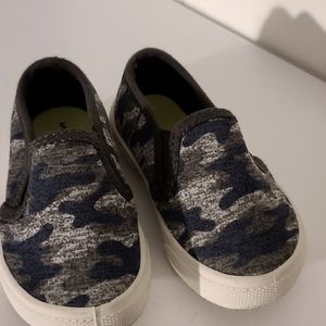 Carter's Blue Camo slip on Sneakers